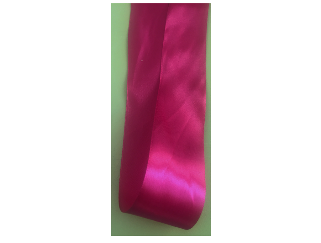 Сатенени ленти в червен цвят с ширина 5 см - Image 3