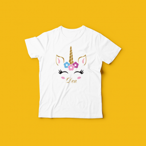 Тениска Еднорог с име