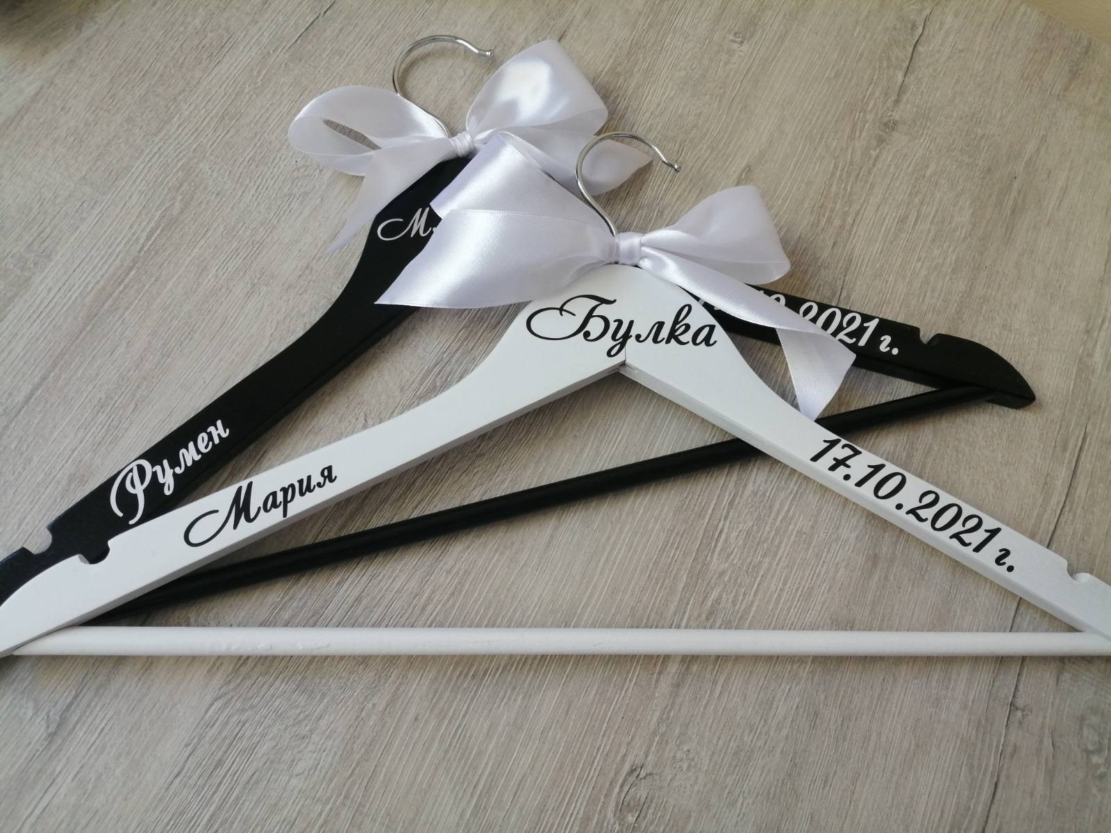 Дървени закачалки с надписи - Image 4