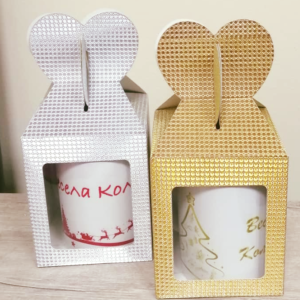 Коледна чаша с кутия